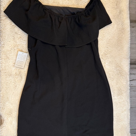NWT Nordstrom Black One-Shoulder Dress - Picture 5 of 10